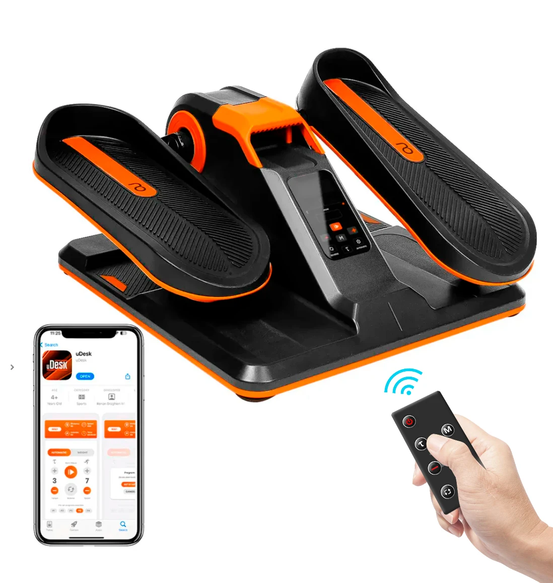 

Mini Portable Electric Cycle Desk Elliptical Machine Cross Trainer New Design Mini Portable Exercise Bike with APP