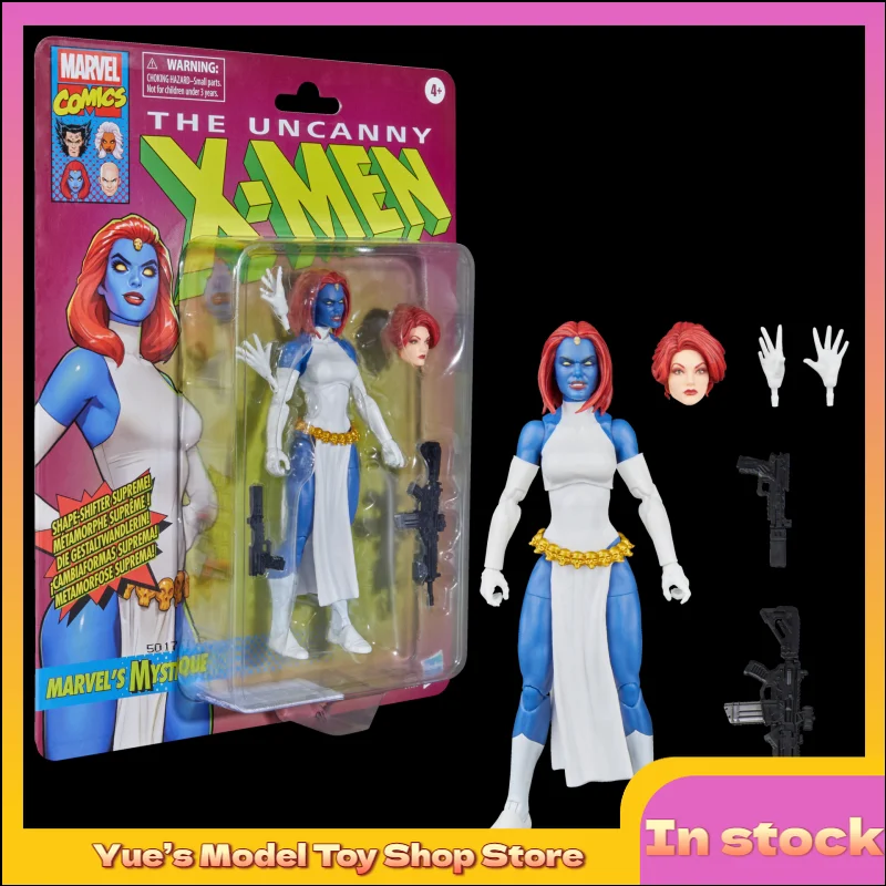 【En stock AHORA】Figura de acción Hasbro 1/12 Marvel Legends Uncanny X-Men Mystique, modelo de animación, juguete de colección, regalo