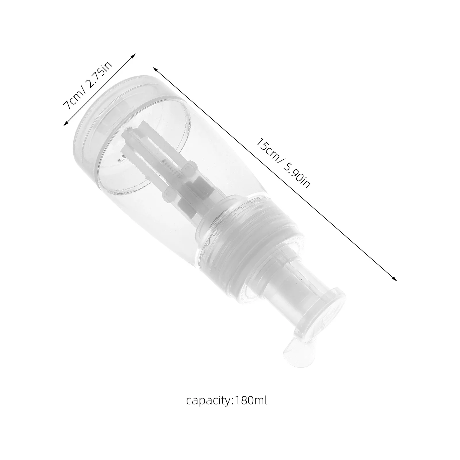 Distributeur de talc de cuisine de 180Ml, flacon pulvérisateur Transparent pour farine, sucre, applicateur de poudre Portable réutilisable
