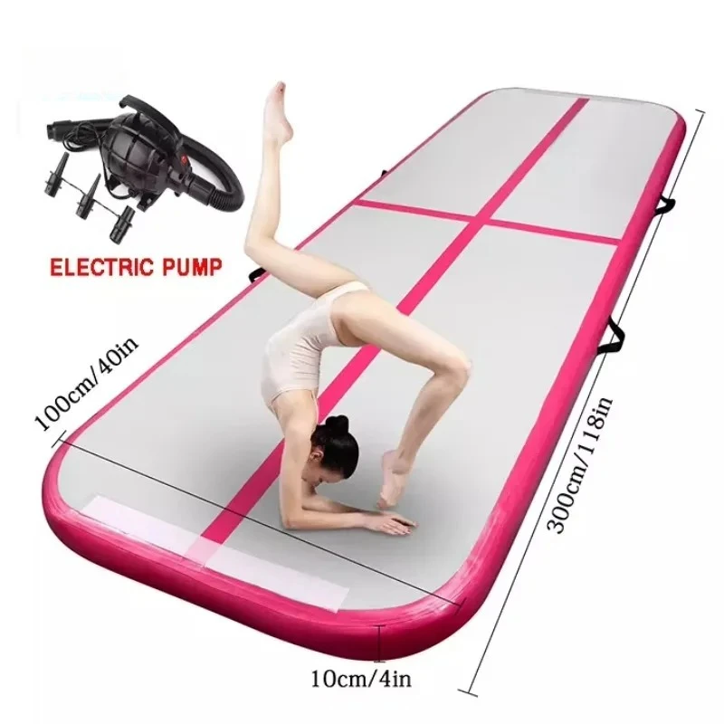 Cheap Inflatable Gymnastics Mat for Kids Gym Air Track 3m Thick Tumbling Mats Airtrack