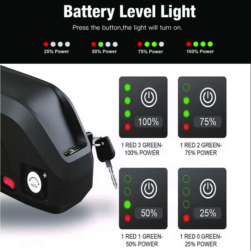 72V60V 48V 20AH 52V 36V 30AH 4 - Ebike Battery 48V 20Ah Hailong recension och pris