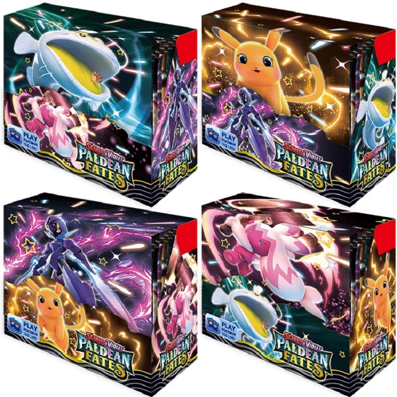 2024 Anime Pokemon Cards 360Pcs/box TEMPORAL PORCSES Evolutions Shining Fates Pokémon Pikachu Game Card for Children Toys