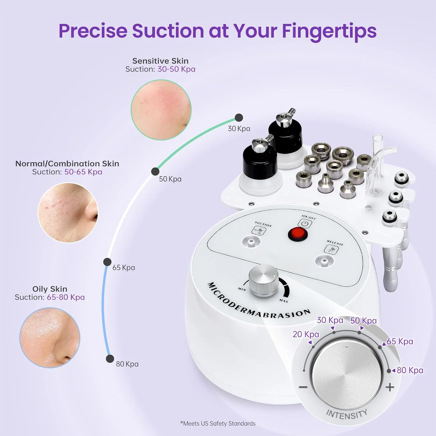 Trinity diamond micro-carving instrument micro-crystalline skin polishing head spray moisturize absorb blackheads pore cleaning