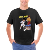 Holly E Benji Due Fuoriclasse Capitan Tsubasa Cartoon Men's T-Shirt Per Uomo E Bambino