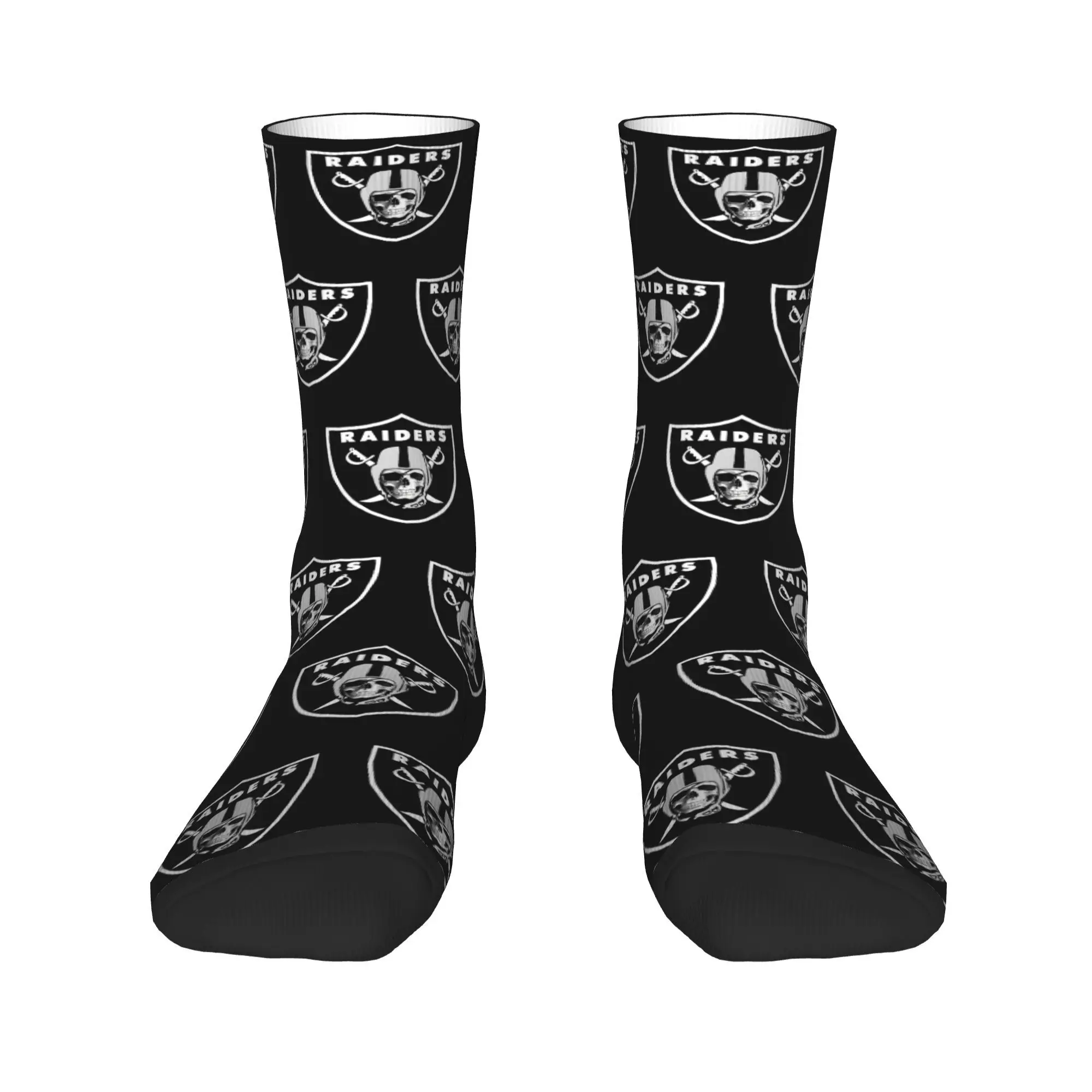 Casual Women Men Crew Socks Raider Skull Logo Accessories Comfortable  Breathable Dress Socks