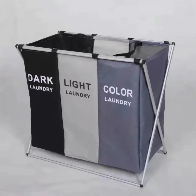 Foldable Laundry Hamper Multifunctional Stackable Dirty Clothes Organizer Large Clothes Storage Box