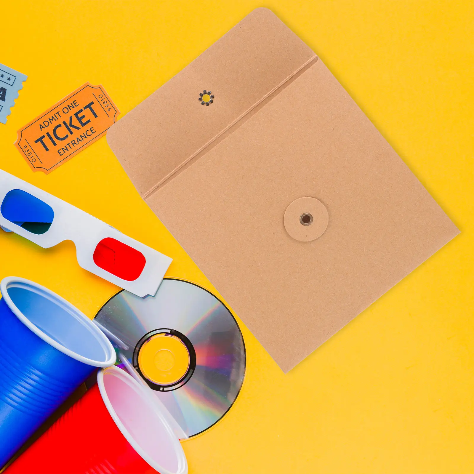 

10Pcs Brown Paper Cd Sleeves Kraft Paper Envelopes Cd Storage Holder for Mailing Protecting Dvds Dvd Sleeves Dvd Storage