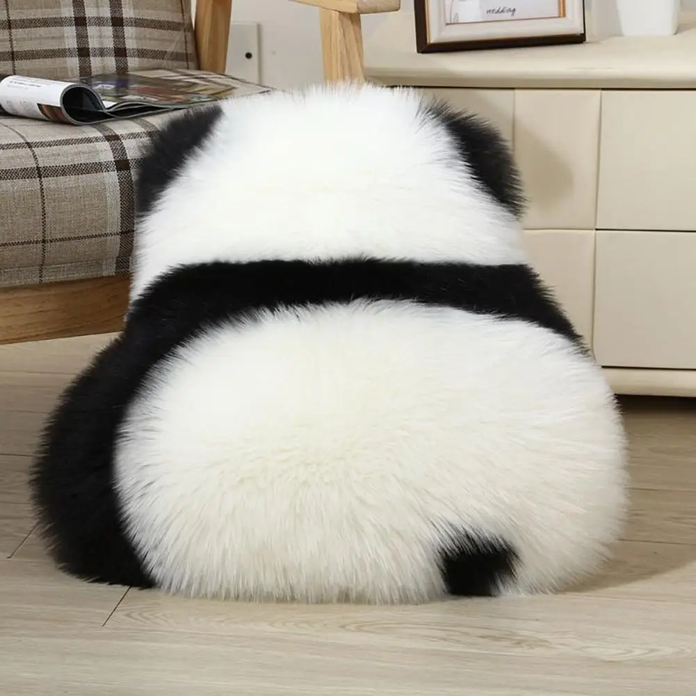 

Pillow Toy Soft Touch Panda Pillow Stuffed Toy Washable Non-fading Adorable Chair Seat Cushion Sofa Decor Cute Plush for Kids