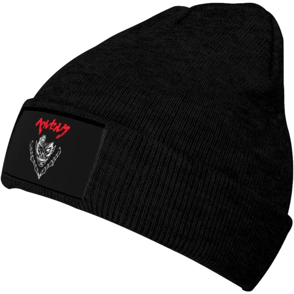 Berserk Logo Knit Hat Mens Womans Slouchy Hat Winter Soft Beanie Hat