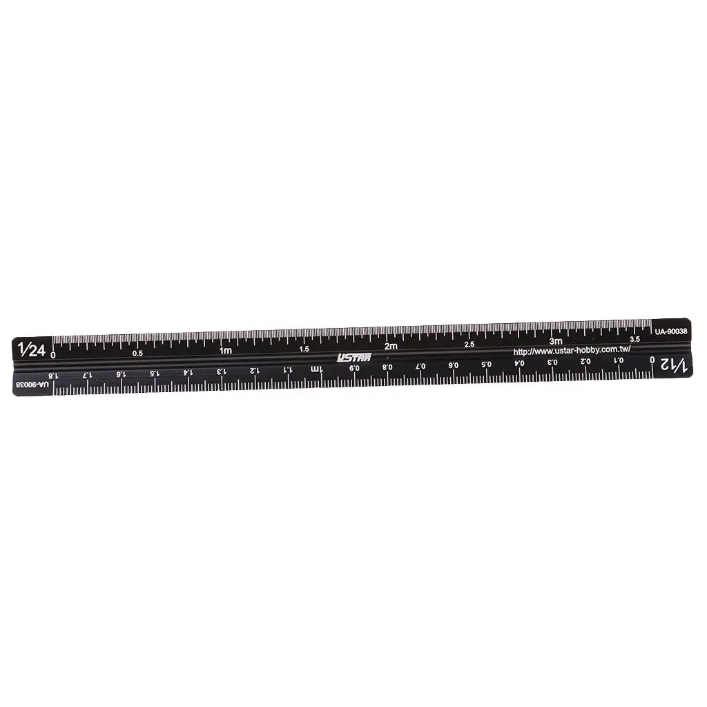 17cm UA-90038 Model Triangular Scale Ruler for1/12 1/24 /1/32 1/35 1/48 1/72