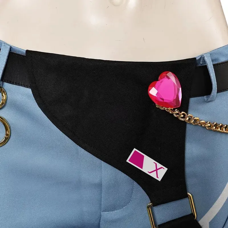 مجموعة أزياء OW Juno التنكرية الخيالية للنساء - ملابس لعب الأدوار بحزام السراويل العلوية لحفلات الهالوين