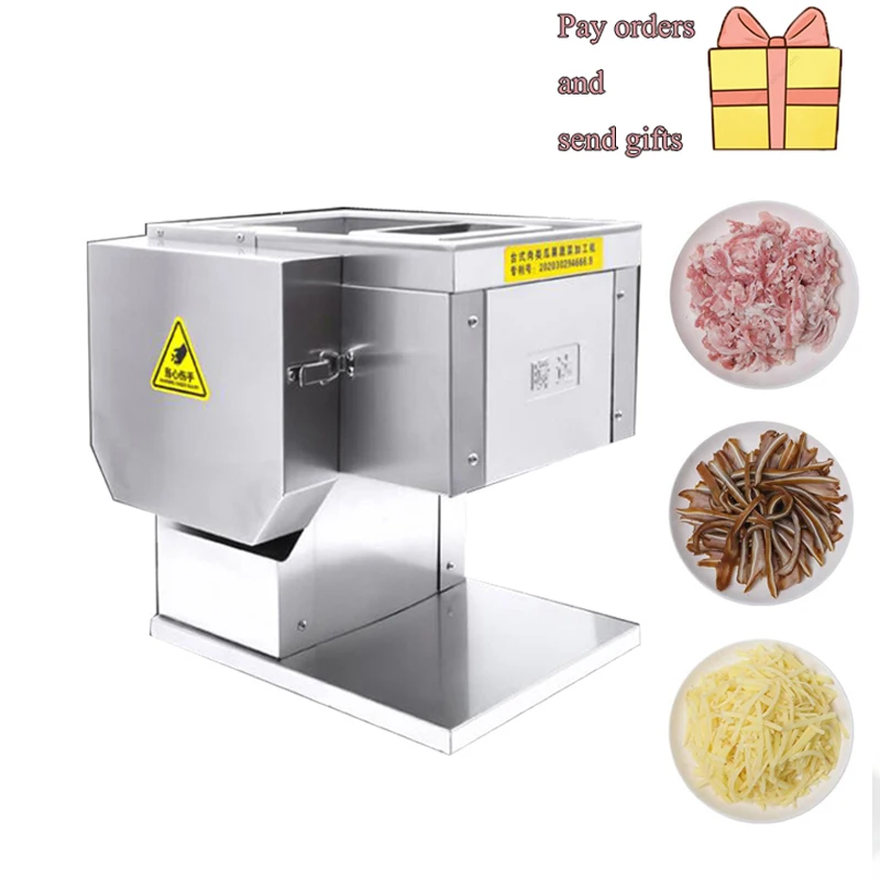 

110V 220V Commercial Electric Slicer, Stainless Steel Meat Cutter, Vegetable Shredder, High-Quality