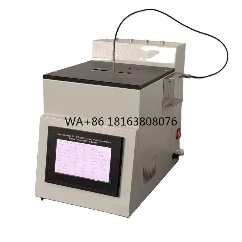 4 Channels Automatic Lubricating Grease Dropping Point Tester ASTM D2265 Photoelectric Detection Oil Grease Test Equipment
