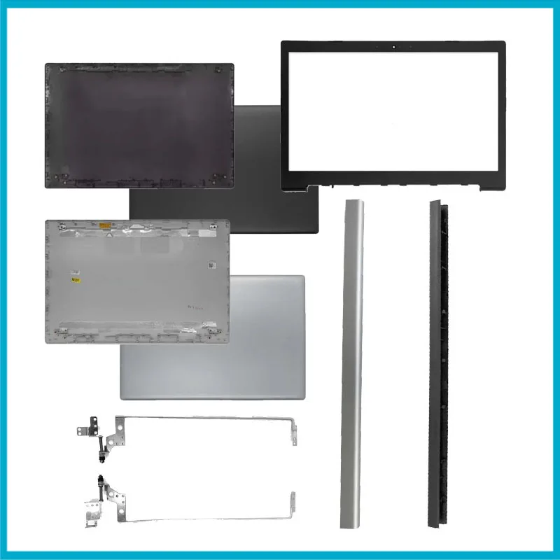 LCD Screen Back Cover Front Bezel Hinges Hinge Cover Black/Silver 15.6 Inch Case For Lenovo Ideapad 330-15ICH Laptop LCD Screen