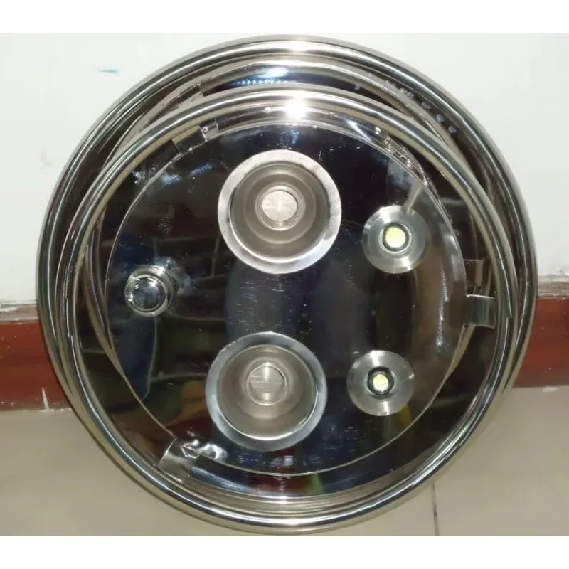 Stainless steel swimming pool training device with reverse flow jet function,