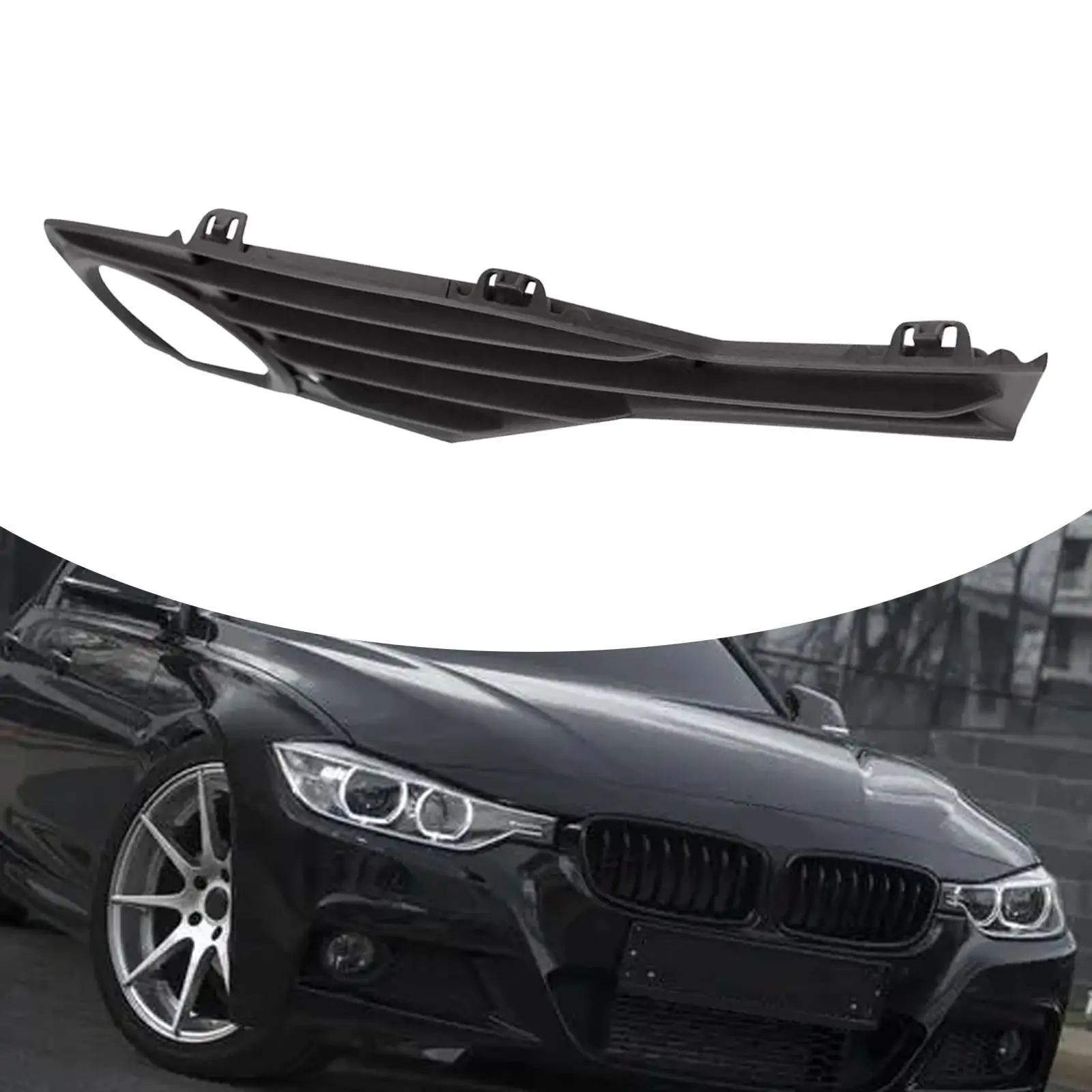 

Car Front Lower Snubber Fog Light Grill Fog Light Bezel Auto SUV 51117255365 51117281919 for 328D Xdrive Base 2014-2015