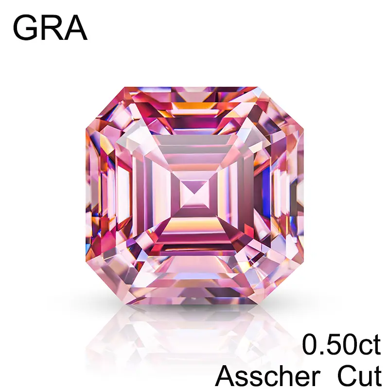 Pink Loose Moissanite 100% Real Lab Gemstone Stones For Women Jewelry Diamond Ring Material GRA Round/Pear/Emerald/Oval Cut - Image 30