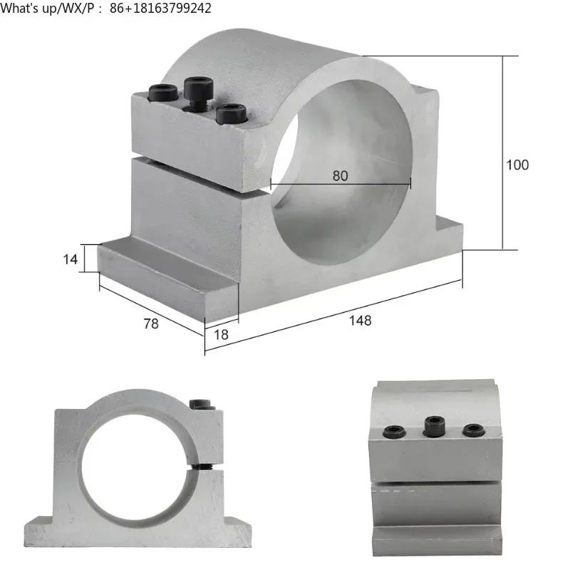 

Cnc Router Parts 2.2kw 220v/380v High Accuracy Er20 Water Cooling Spindle Motor Kit 24000rpm 4 Pcs Bearings Spindle Motor