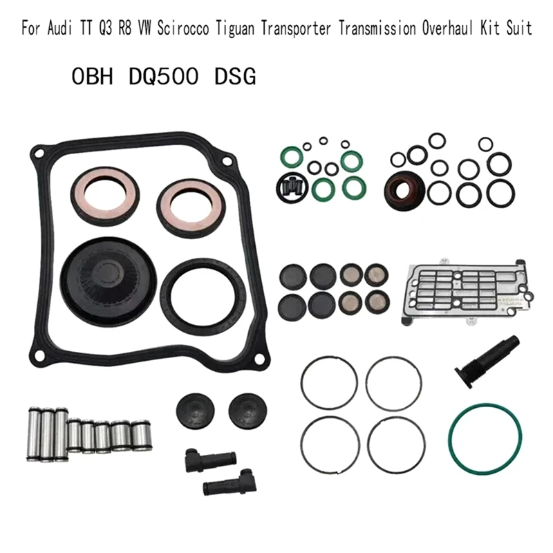 New 0BH DQ500 DSG Gearbox Repair Kit For  TT Q3 R8 VW Scirocco Tiguan Transporter Spare Parts Transmission Overhaul Kit Suit