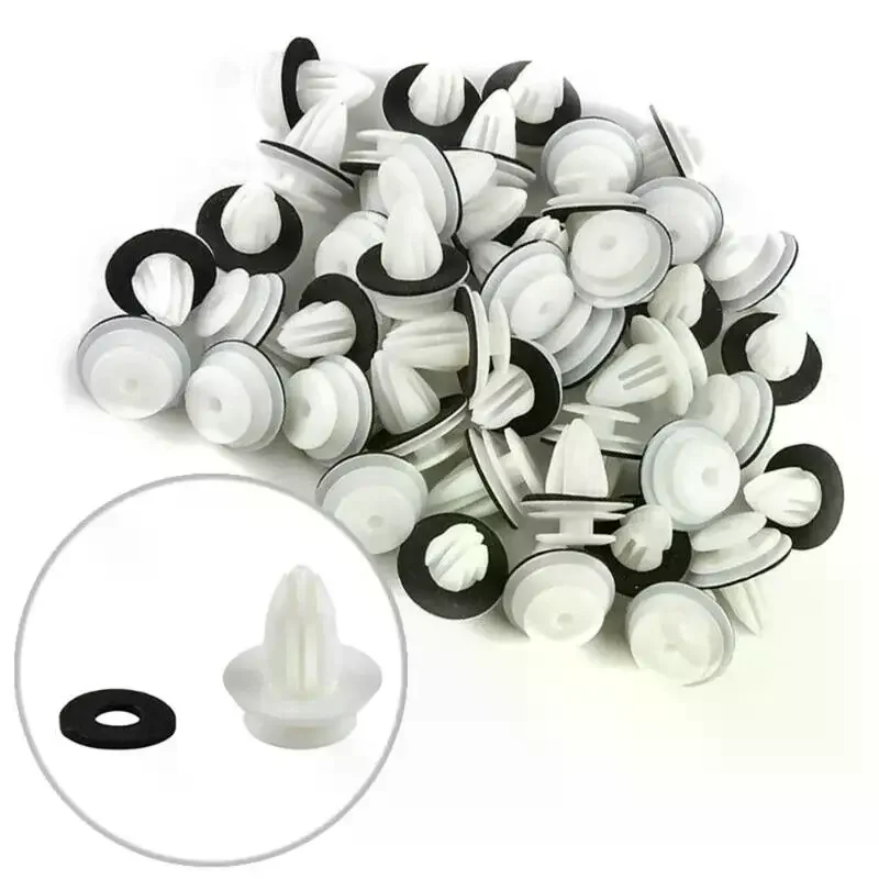 

20/30/50Pcs Auto Vehicle Retainer Fastener Rivet Green Nylon Retaining Clip For Bumper Door Buckle Car Interior Accessories