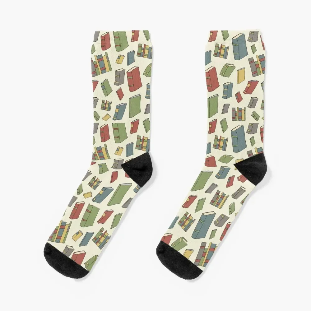 

Books, Books, Books Socks christmass gift Thermal man winter set Soccer Luxury Woman Socks Men's