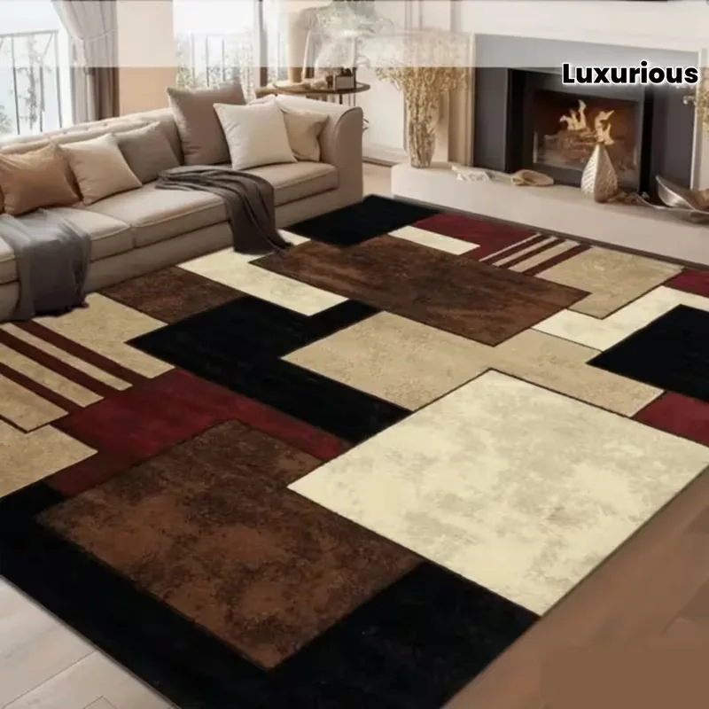 Luxurious Area Rugs for Living Room Area Rugs Living Room, Non-Slip Non-Shedding Ultra-Soft Floor for Home Dining Room, Bedroom