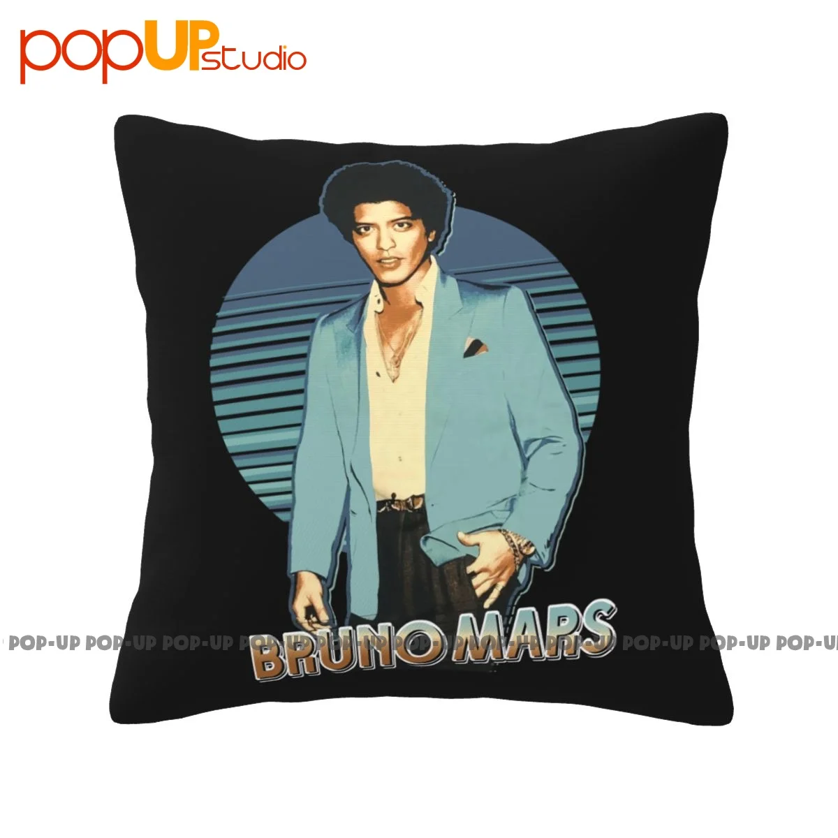 Soft Bruno Mars Moonshine Jungle 2013 Concert Tour Pillowcase Throw Pillow Cover For Room Skin Care Home Decorative