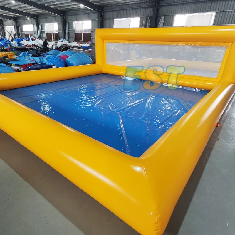 

Beach Adults Kids Inflatable Volleyball Filed Inflatable Sport Games Inflatable Volleyball Pool With Net （Customized products）
