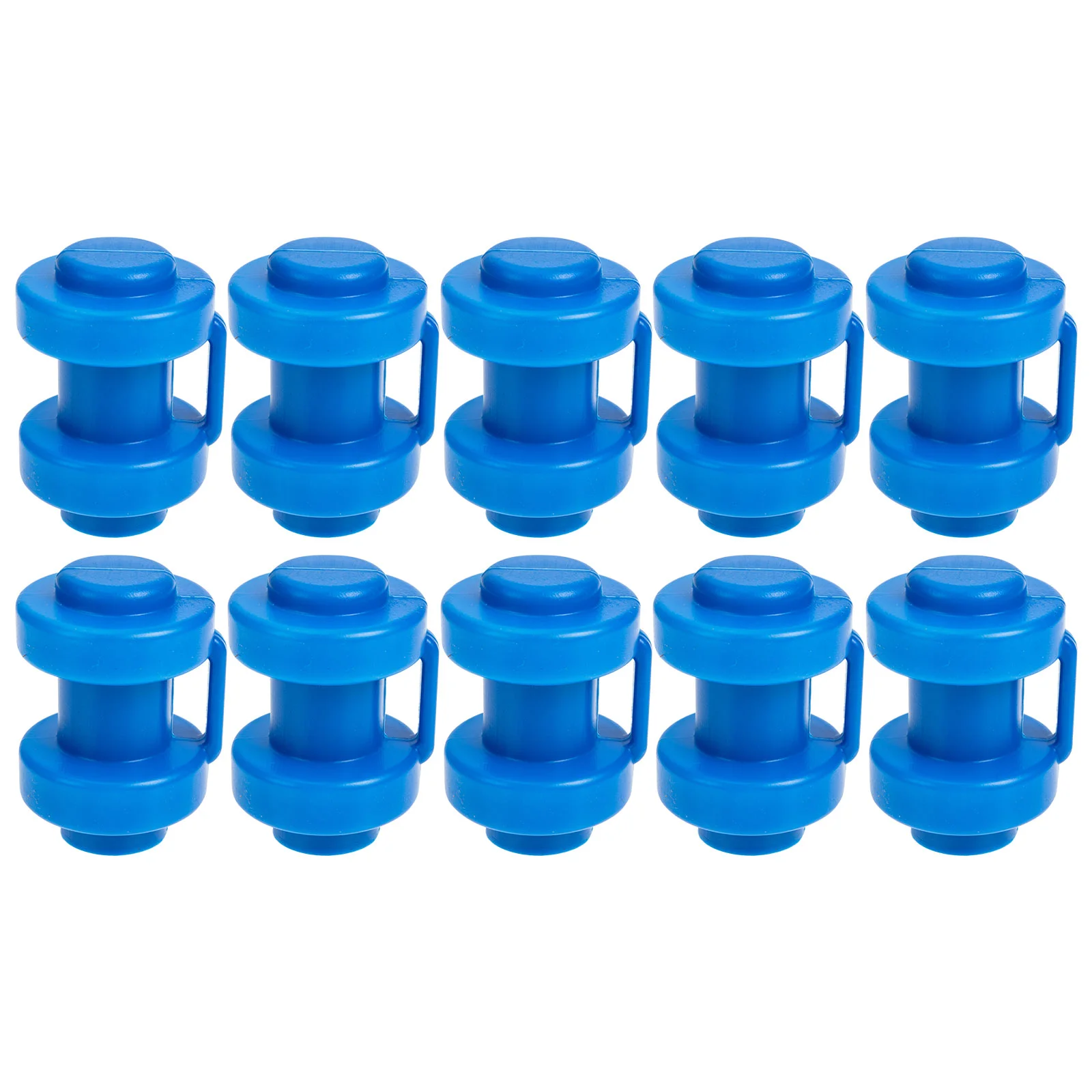 

10 Pcs Universal Trampoline Steel Pipe Top Cover Child Kid Pole Tops PP Caps 8x25cm Replaceable for