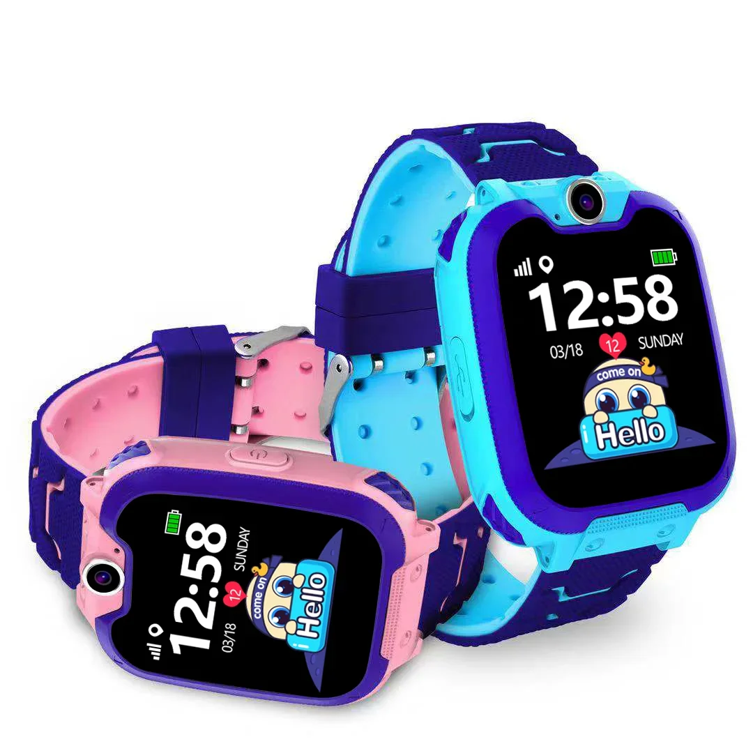 Smart Watch for Kids Student Girls Play Puzzle Game Games Watch Baby Music Dual Camera Clock Voice Call Phone orologi da polso