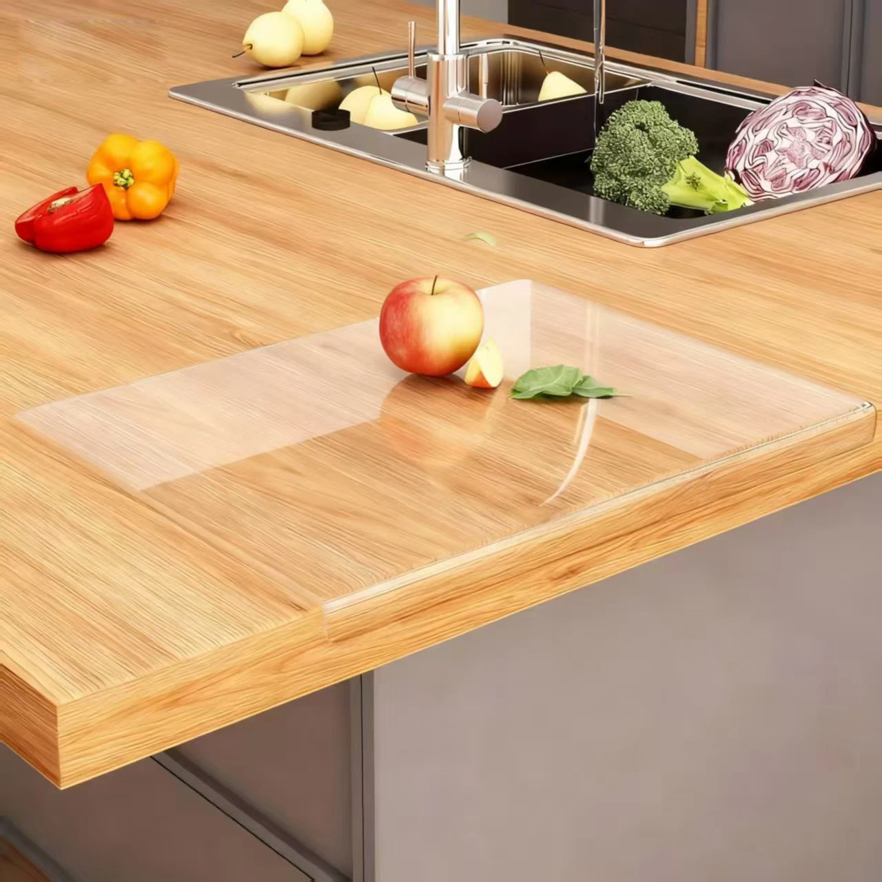 Easy to clean vegetable board, home kitchen, restaurant dining, cutting vegetable brick board