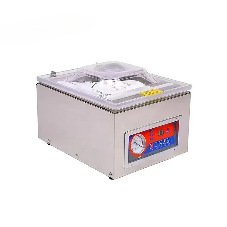 DZ-260C Single Chamber Vacuum Packing Machine Desk Type Vacuum Sealer for Food