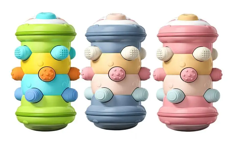 

Rattle And Roll Toy Cartoon Toddler Rattle Toy With Sound Early Learning Rattles Crawling Development Toy For Babies 6-12 Months