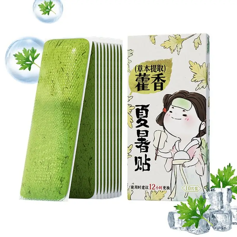 Cooling Patches For Adults Cooling Relief Fever Reducer Natural Plant Extracts Easy Application Headache Relief Pads Soothe