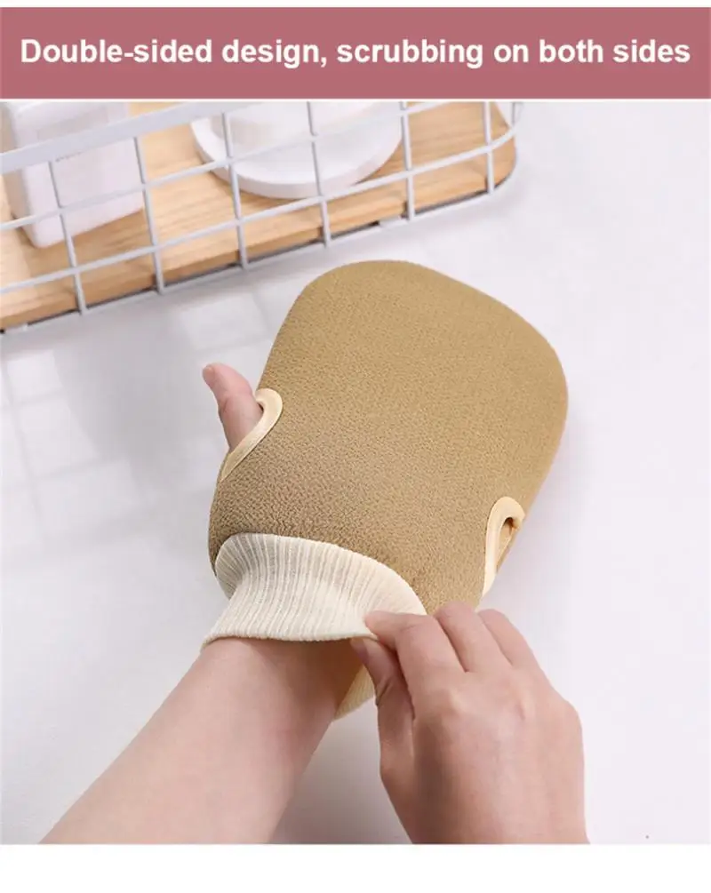 2024 Bath For Peeling Exfoliating Body Cleaning Scrub Mitt Rub Dead Skin Gloves For Shower Body Brush Towel SPA Foam Body Massag