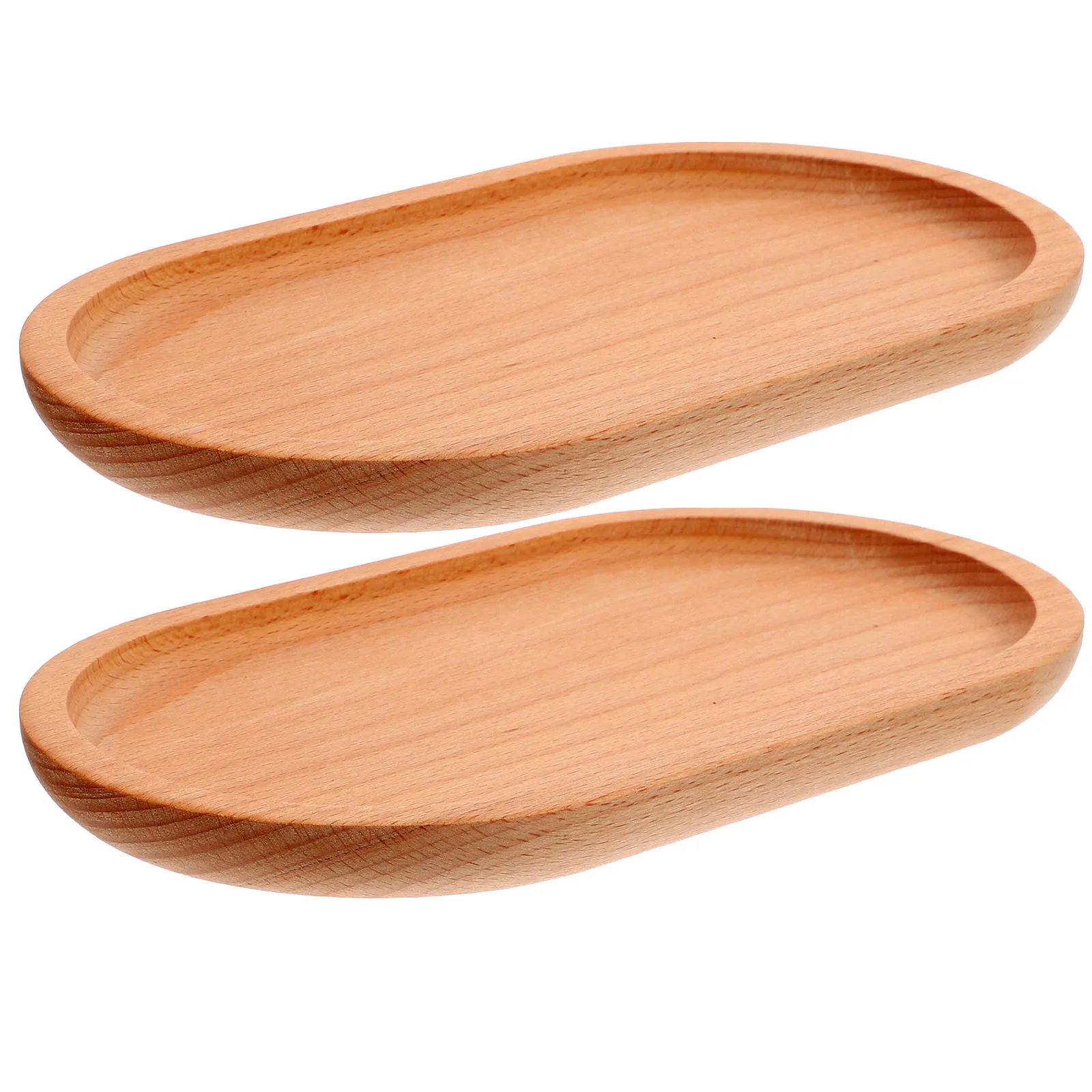 

2Pcs Wooden Dessert Tray Food Serving Tray for Cake Cheese Snack Fruit Dry Display Party Wedding Christmas Kitchen Supplies