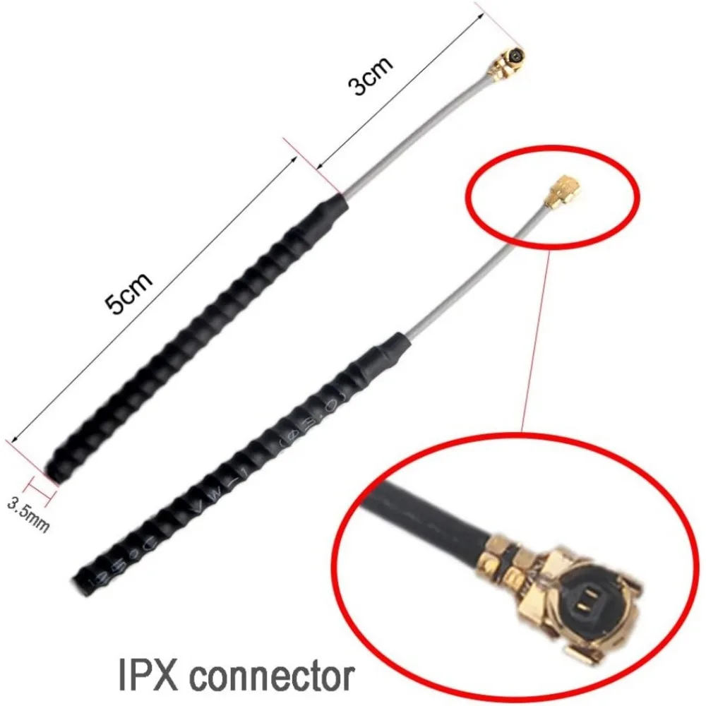 868MHz 915MHz LoRa Antenna IPX 1.13 UFL 2dBi 8cm for ESP32 OLED LoRa Board LoRa32u4 II HTCC-AB02S