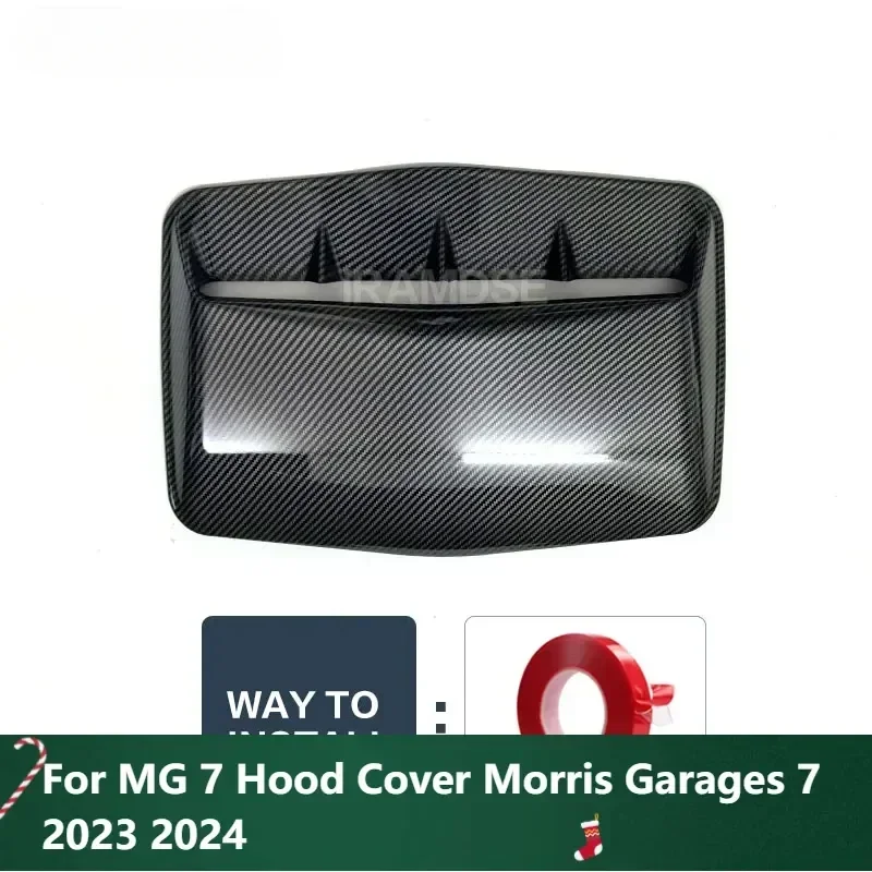 

New！ Air Intake Decoration for MG 7 Hood Cover Morris Garages 7 2023 2024 Engine Hood Air Vent Car Body Kit Spoiler Accessories