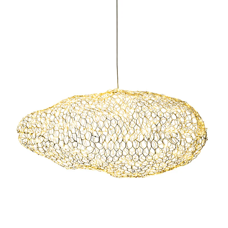 Modern Creative Cloud Llight Fixtures Led Pendant Lamp Starry Personality Hotel Restaurant Bar Designer Firefly Moderne Lustre