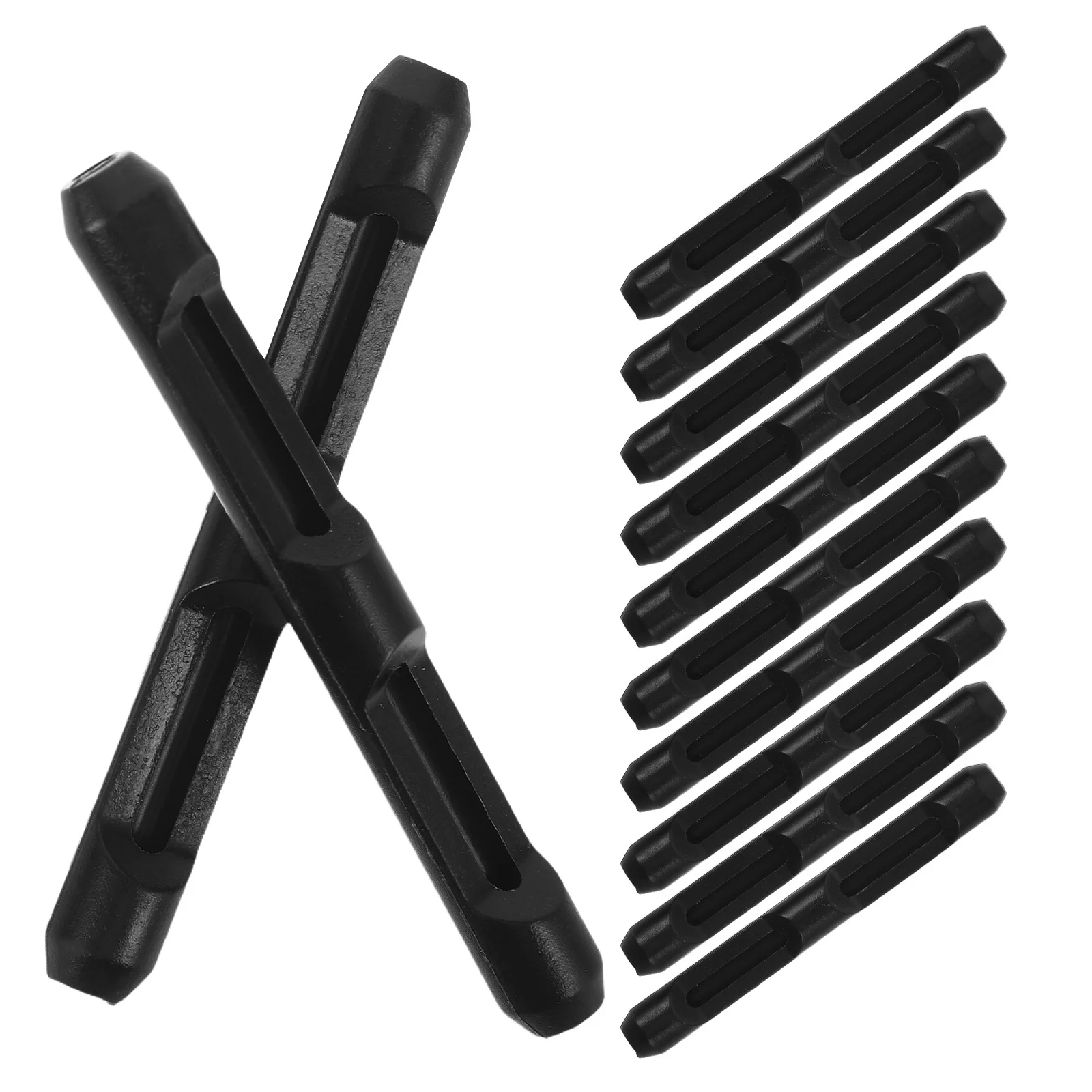 

10Pairs Anti Slip Silicone Eyeglass Ear Grips Stylish Black Frame Compatible Sport Sunglasses Retainer Accessories