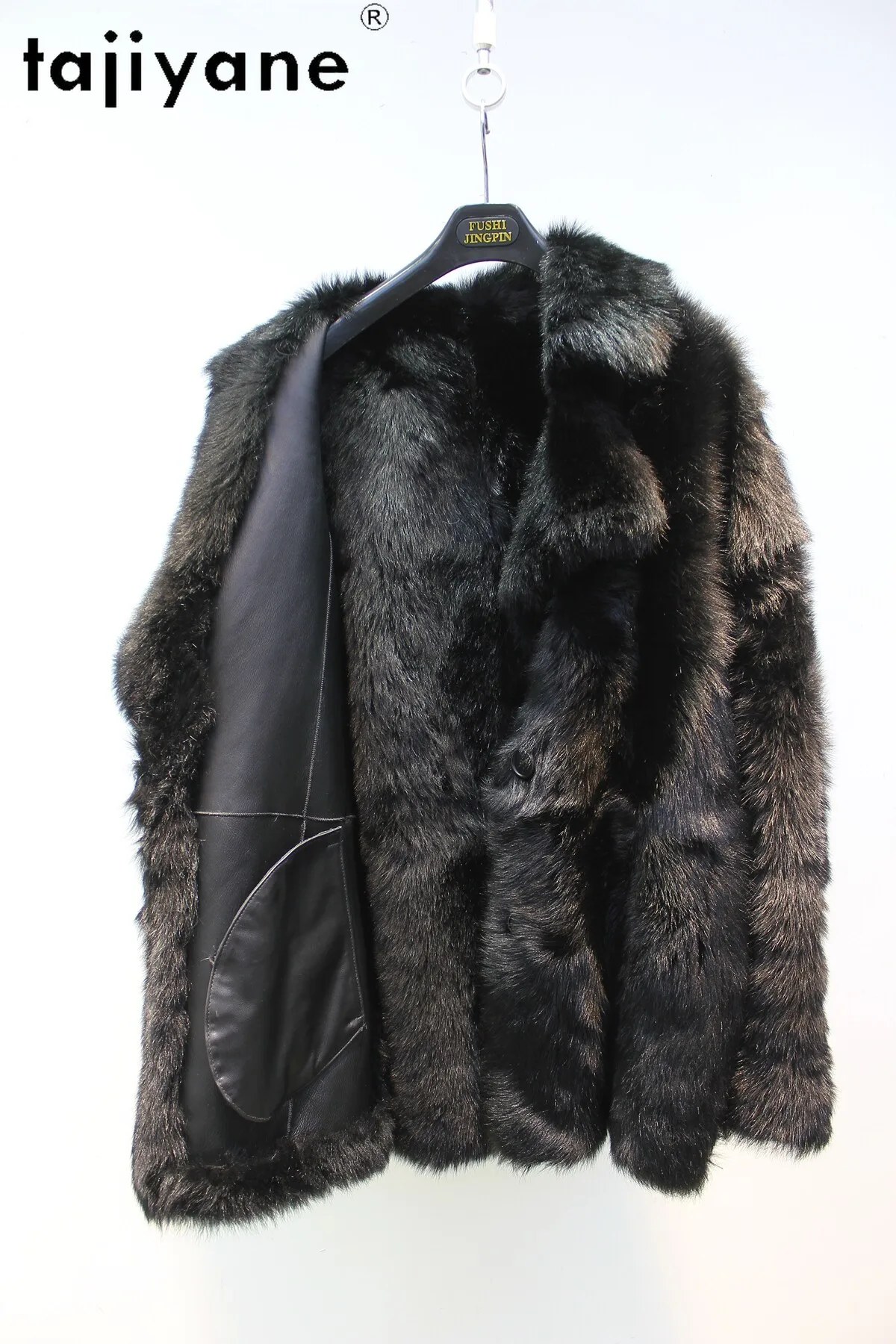 TAJIYANE 100% Spain Tuscany Sheepskin with Wool Attached Coats New Winter Fur Jacket Loose Fur Coat Woman Clothing 72cm 2026 퍼자켓