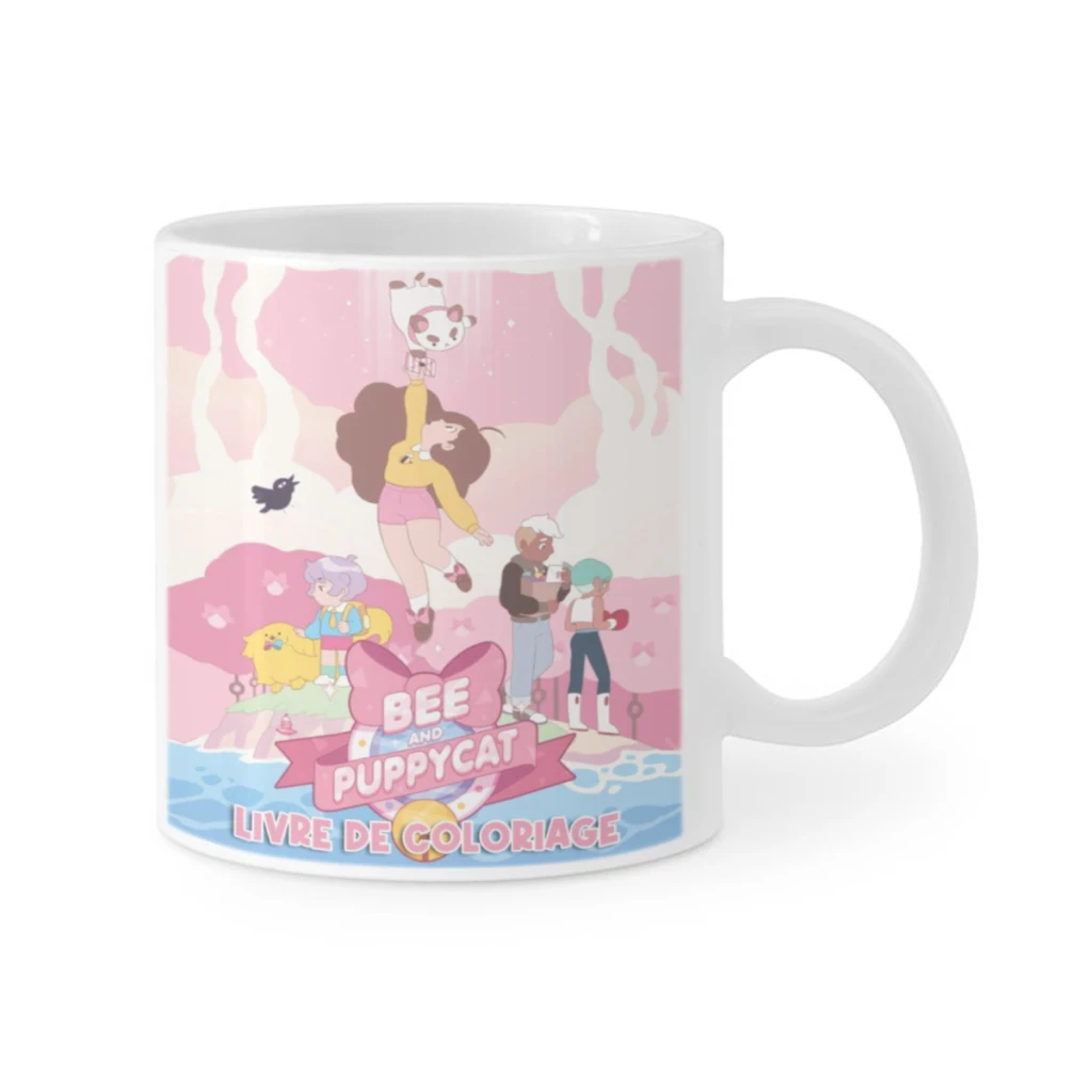 Bee and Puppycat Cat Ceramics Coffee Mug Cute Gamer Birthday Gift Back To School Mug