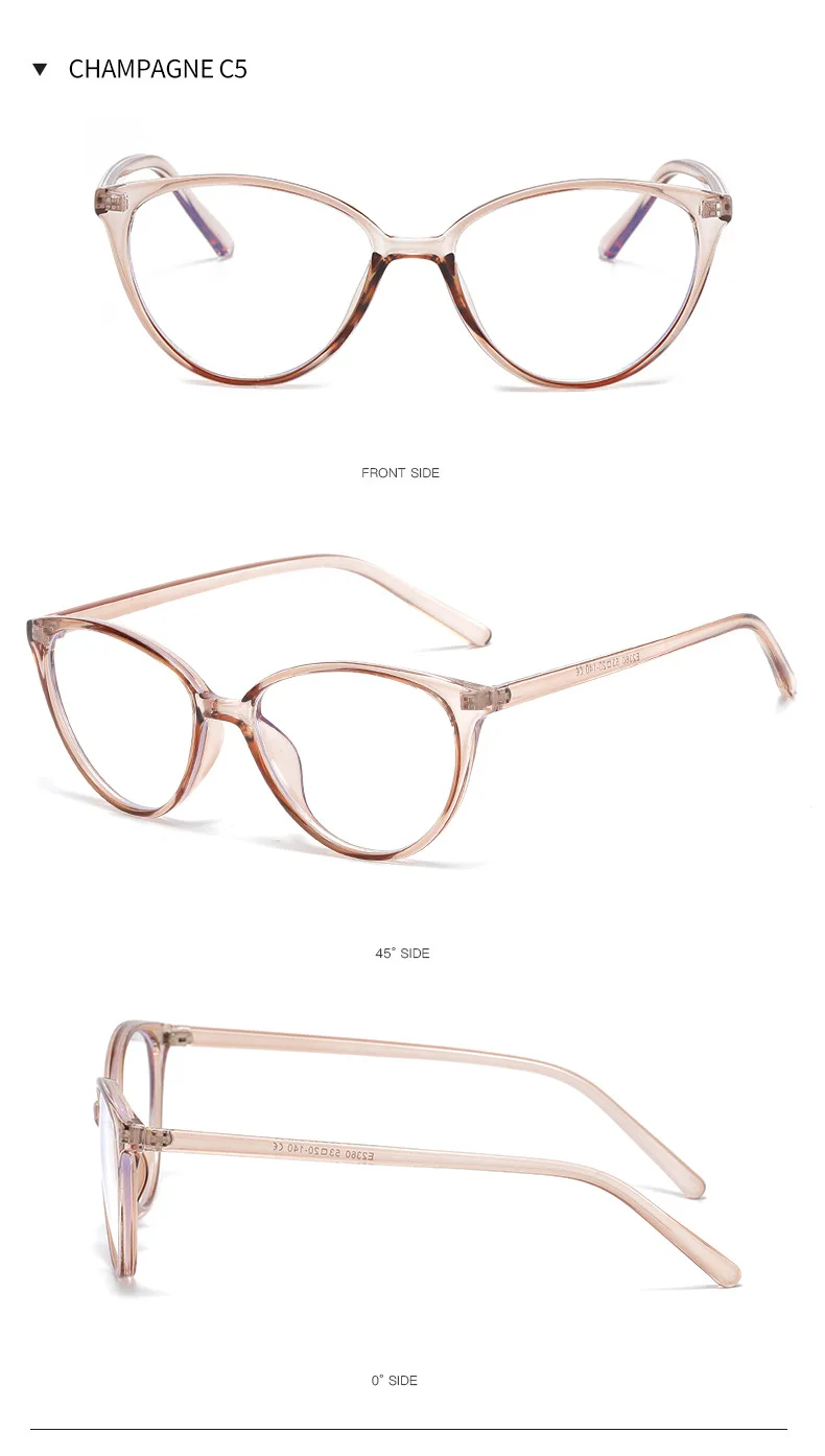 Blaulicht-Brille für Damen, 2023, flexibel, optisch, verschreibungspflichtig, Brillengestell, weibliche Computerbrille, Damen, UV400 – Detail 15