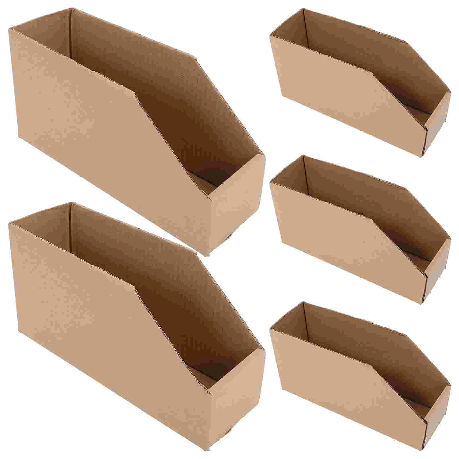 5 Pcs Warehouse Sorting Cartons Boxes for Moving Packaging Small Business Clothing Dedicated Empty Corrugated Cardboard Storage