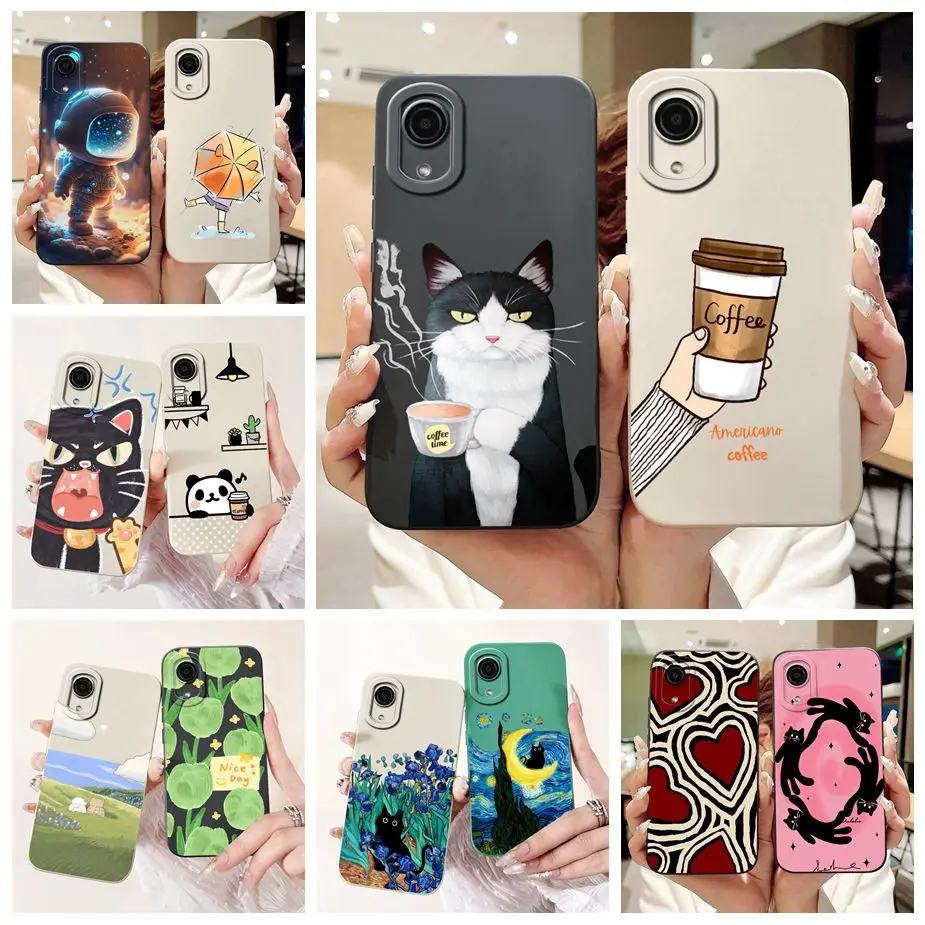 For Samsung Galaxy A03 Core Case SM-A032F New Candy Painted Cover Shockproof Phone Case For Samsung A03 Core A03Core Soft Fundas