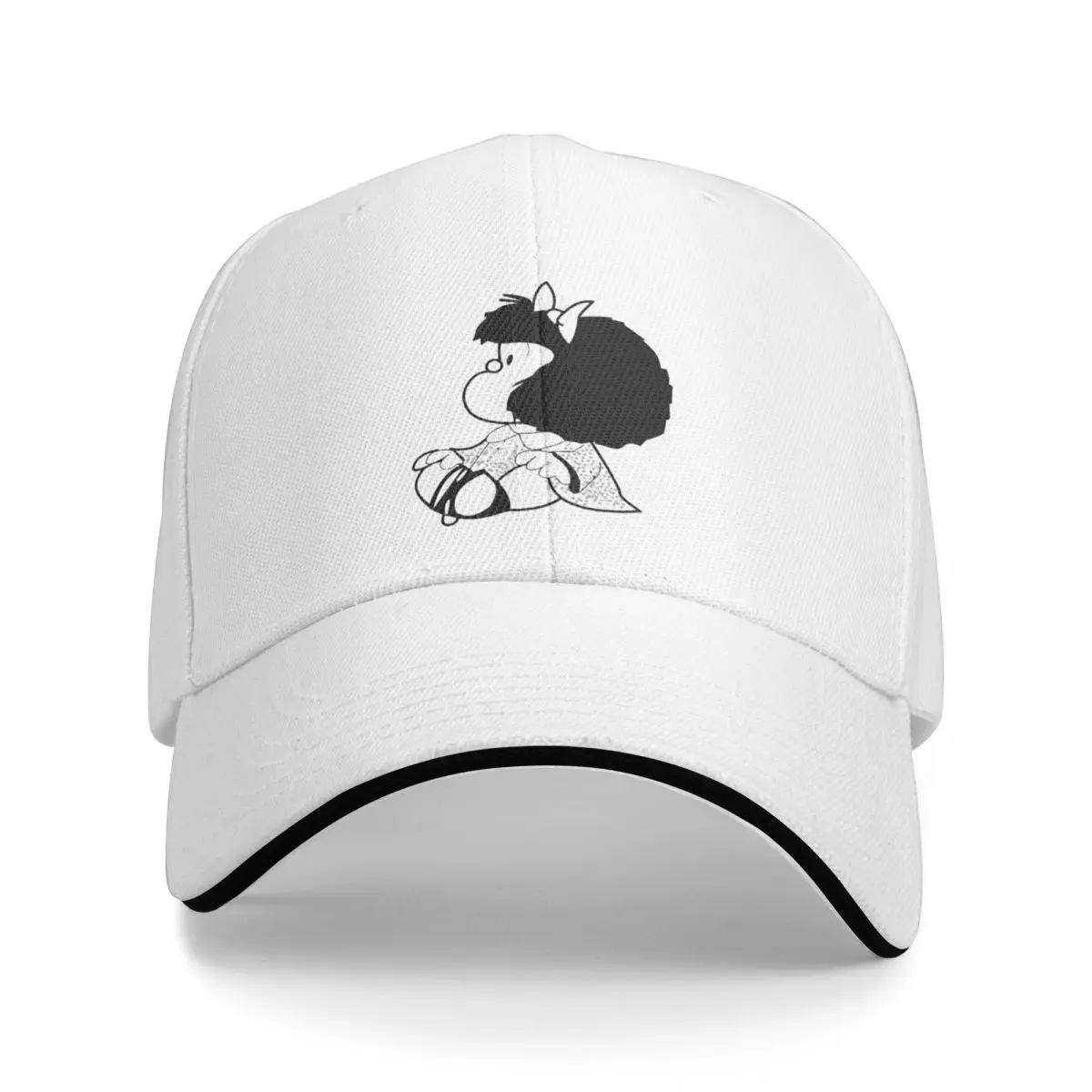 Little Mafalda Baseball Cap Spring Cute Cartoon Rock Hip Hop Hats Cheap Men Women y2k Cool Printed Baseball Caps