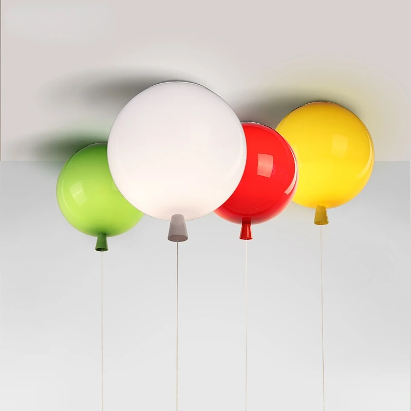 Modern Pendant Lights Nordic Pendant Lamp Balloon Hanging Lamp for Kid Children's Room Light Fixture Party Birthday Gift Cartoon