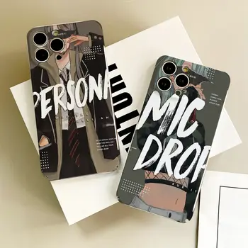 Pepakomi BTS 手機殼 FUNDA 適用於 iPhone 16 15 14 13 12 11 Plus Pro Max Mini 精準孔位匹配保護膜 8 最佳銷售 BTS iPhone手機殼 - №7