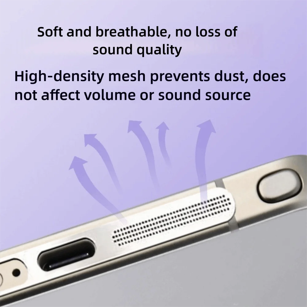 Metal Material Metal Dustproof Net Charging Port Protection for Samsung Galaxy S25/S25+/S25 Ultra/S24/S24+/S24 Ultra/S23 Ultra
