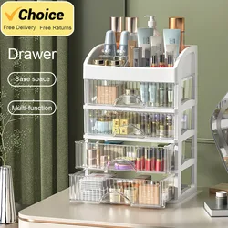 Desktop Storage Box Multi-layer Cosmetics organizer Drawer Jewelry Box Makeup organizer Multi-functional Plastic Storage Cabinet